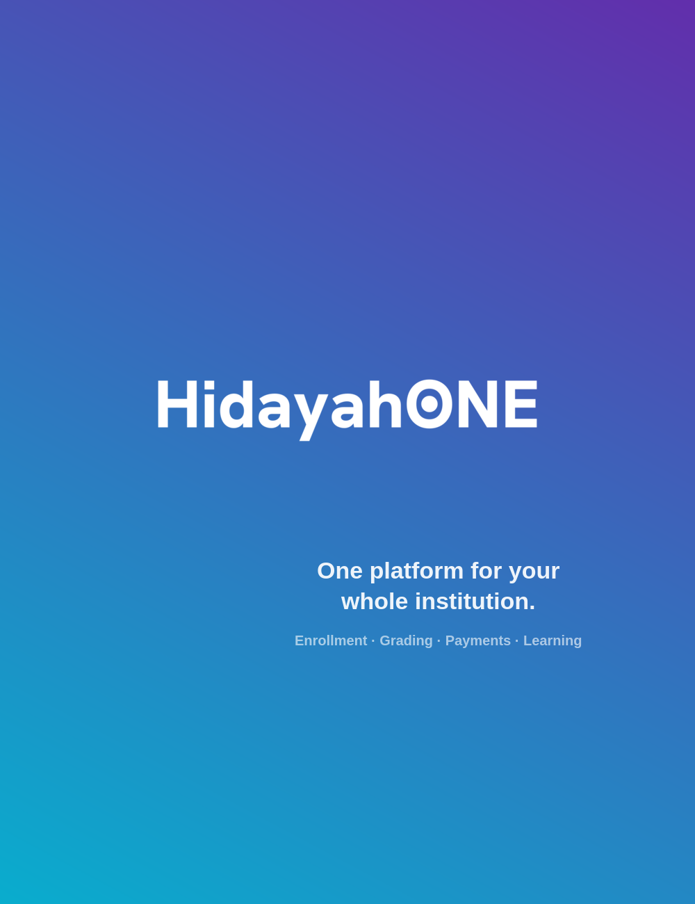 HidayahONE Stage Preview